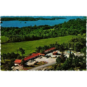 Gateway Motel Restaurant & Christmas Gift Shop 1000 Islands Ontario Postcard